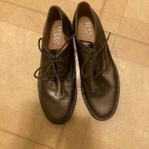 Franco Sarto laced loafers in a metallic tone - practically new